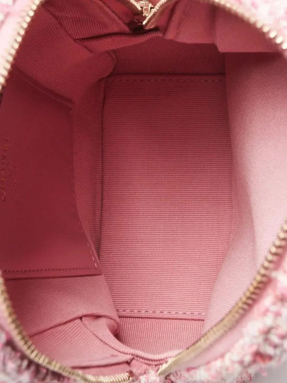 Chanel Pink/White Tweed Mini Backpack Bag - Picture 12 of 12